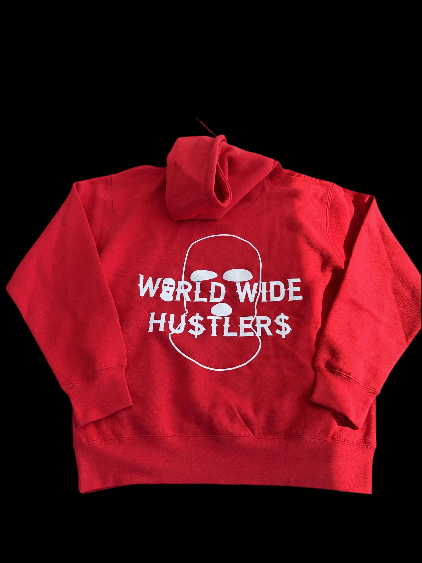 RED WORLDWIDEHUSTLERS HOODIE