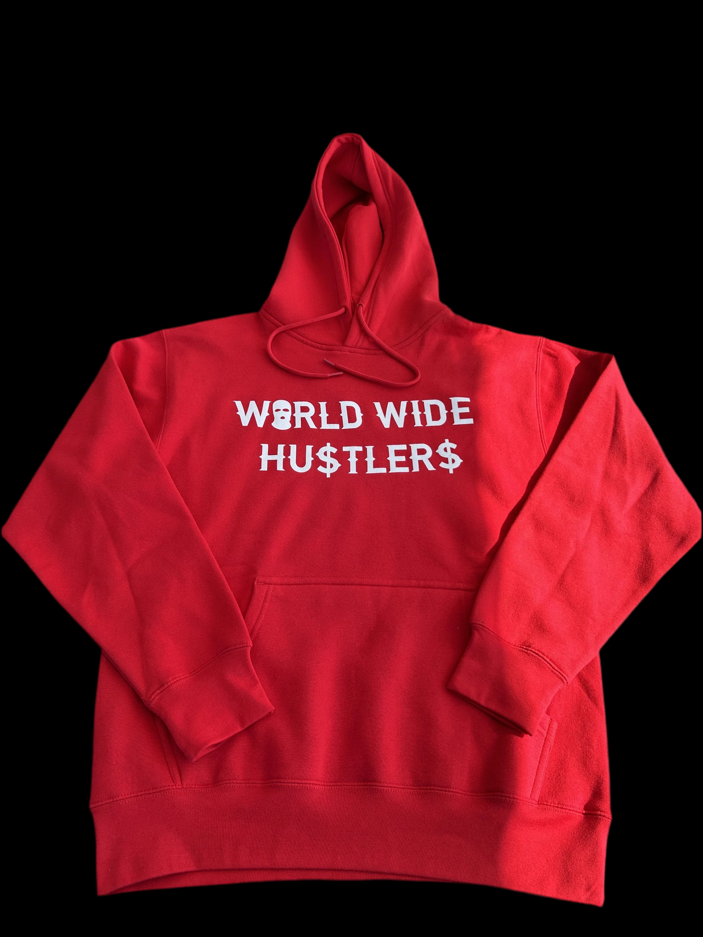 RED WORLDWIDEHUSTLERS HOODIE